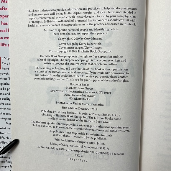 Hardcover ‘Stop Missing Your Life: How to be Deeply Present…’ by Cory Muscara - Picture 3 of 16